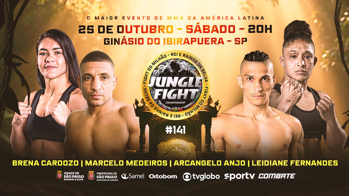 Jungle Fight 141 define os campeões do Fight do Milhão no Ibirapuera