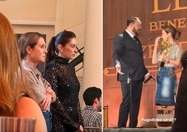 Adriana Esteves surge caracterizada de Carminha em cena com Belo para 'Avenida Brasil 2'