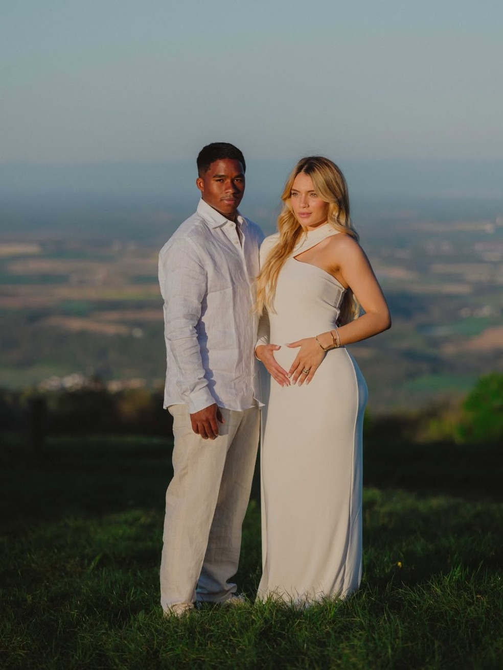 Gabriely Miranda e Endrick anunciam primeira gravidez — Foto: Reprodução/Instagram