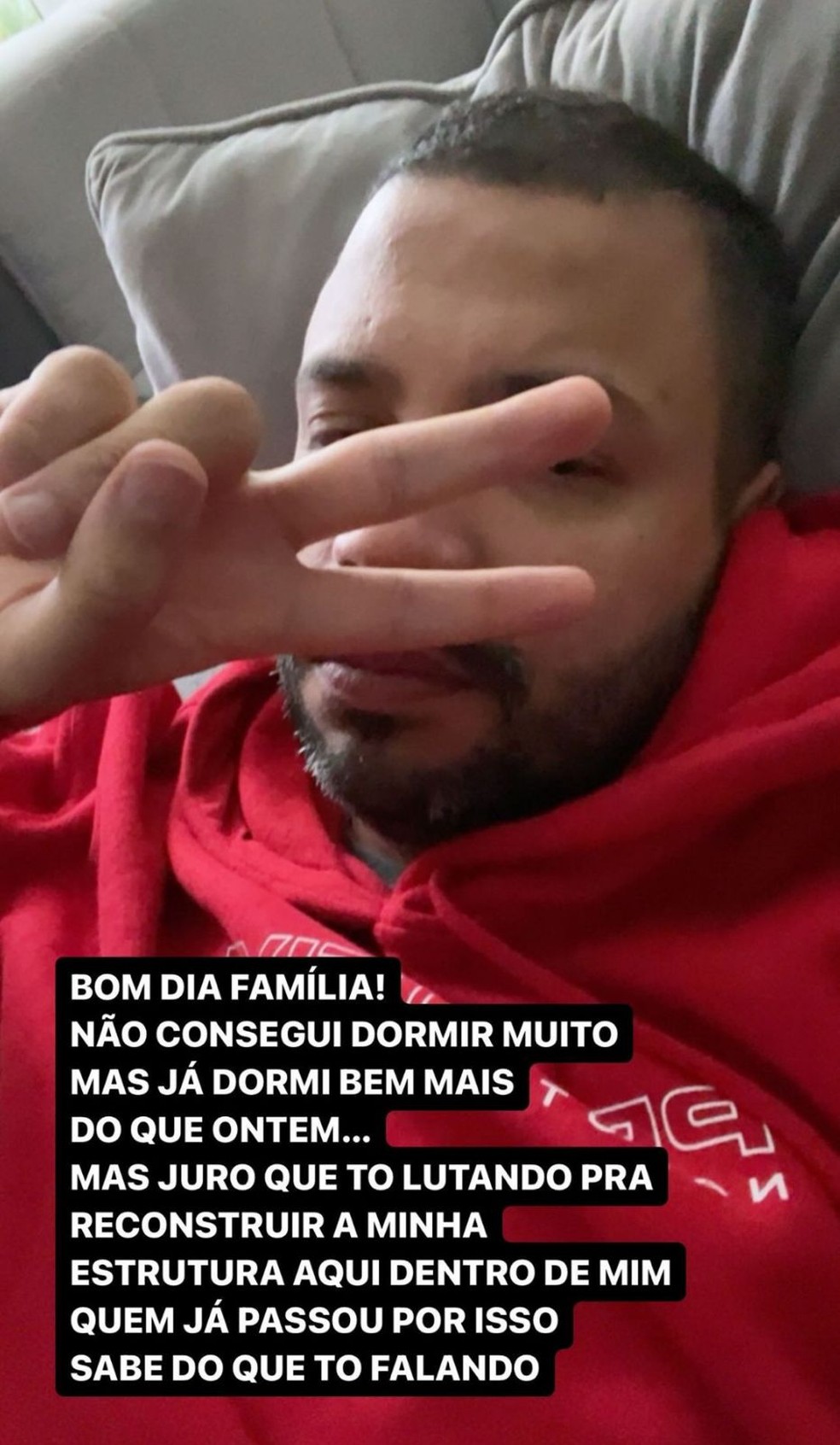 Projota diz estar tentando seguir a vida após assalto — Foto: Reprodução/Instagram