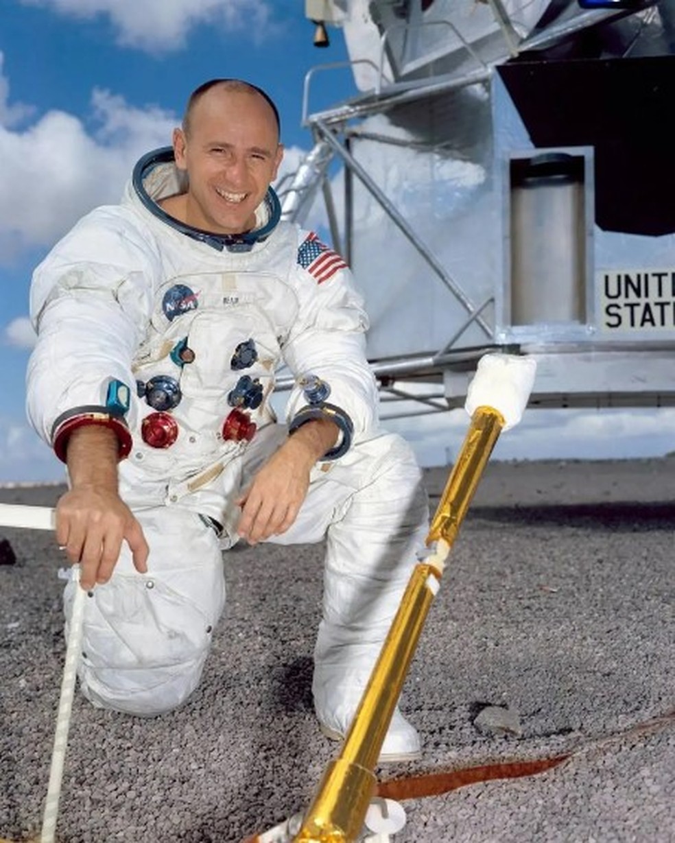 Alan L. Bean, astronauta da missão Apollo 12 — Foto: Reprodução/Nasa