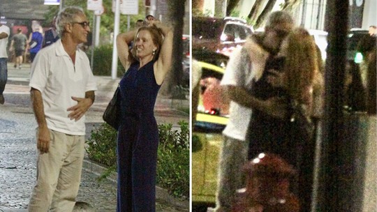 Sempre discreta, Bel Kutner deixa time das solteiras e troca beijos com novo namorado no Rio 