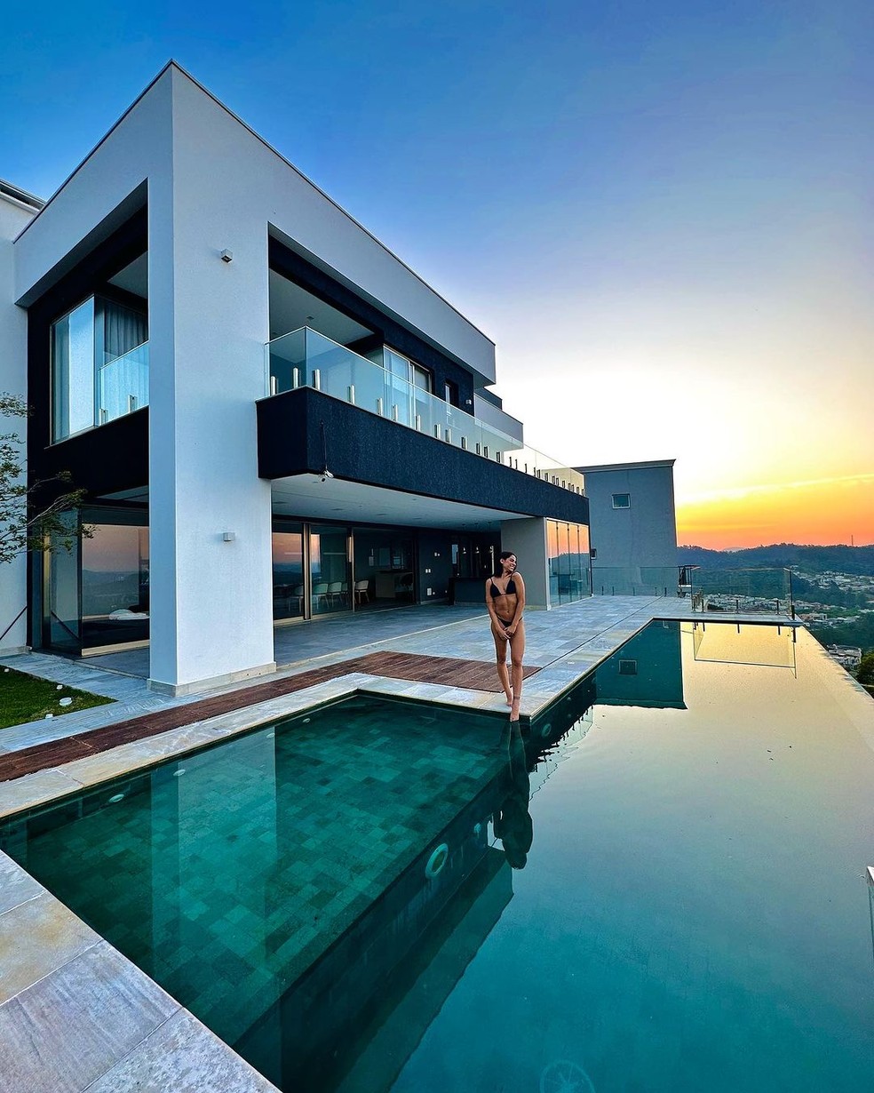 Key Alves em sua nova mansão — Foto: Reprodução