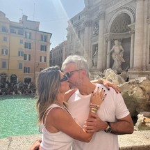 Flávia Alessandra e Otaviano Costa — Foto: Reprodução de Instagram