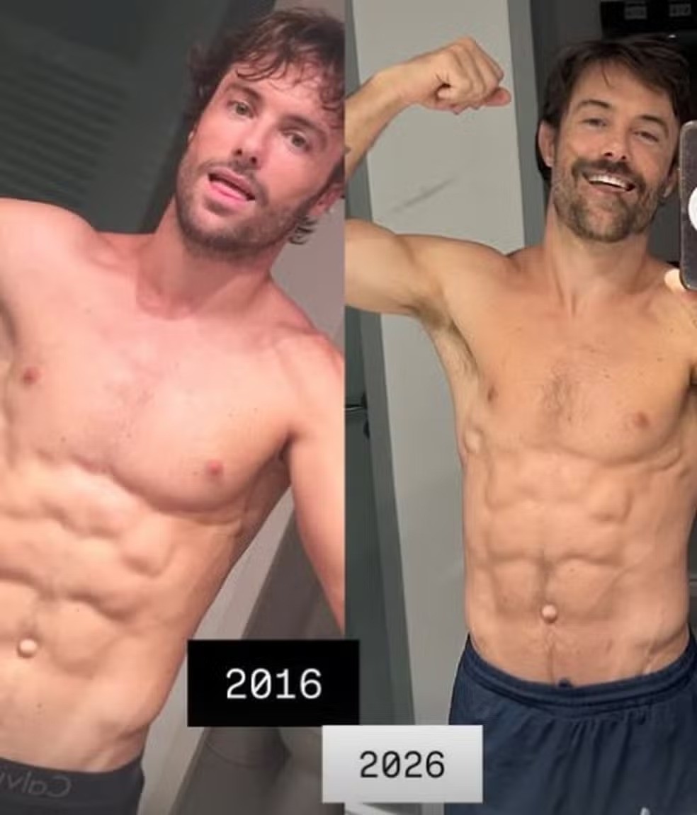 Nas redes sociais, Kayky Brito também vem mostrando uma rotina ligada à atividade física — Foto: Instagram/reprodução