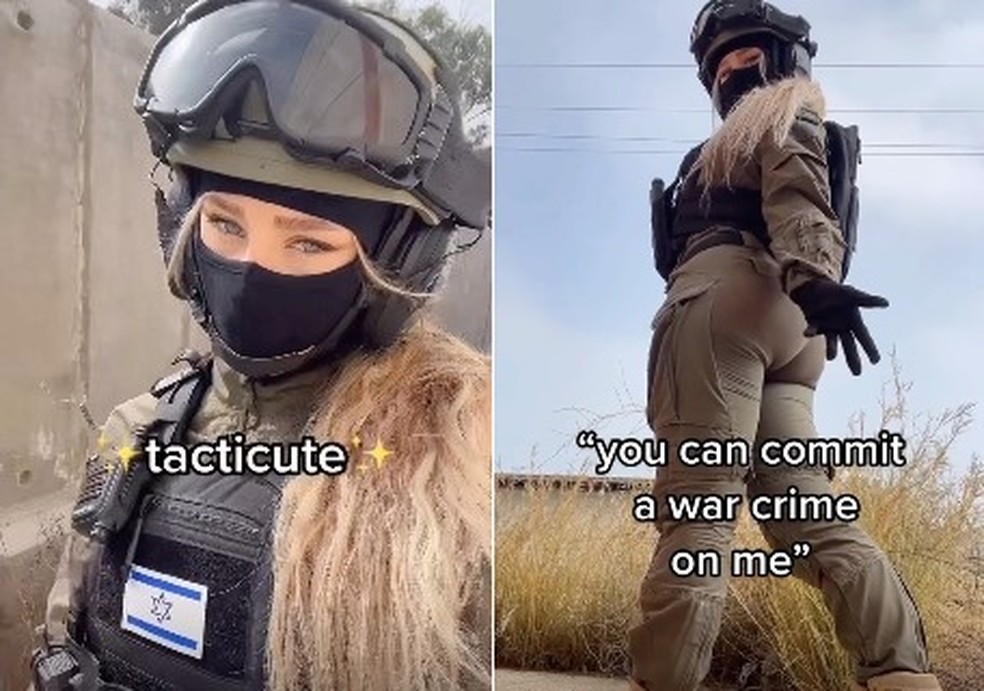 Modelo erótica israelense tem a conta suspensa no Instagram após postar no  front contra o Hamas