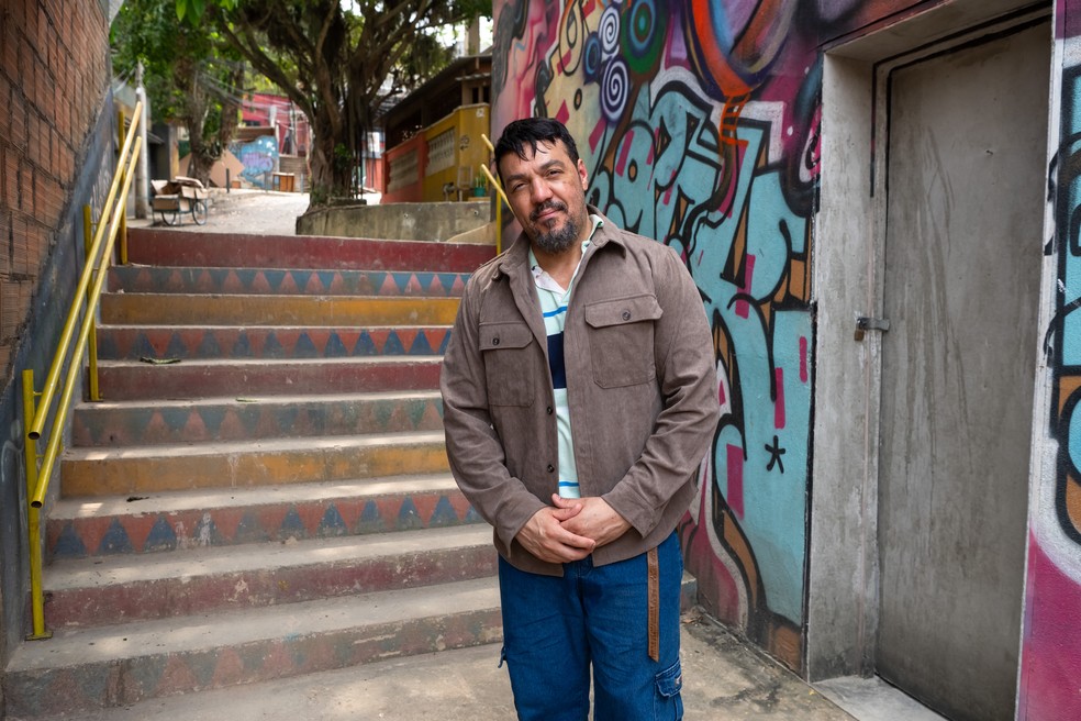 Belo caracterizado como Misael em 'Três Graças' — Foto: Estevam Avellar/ Rede Globo/ Divulgação