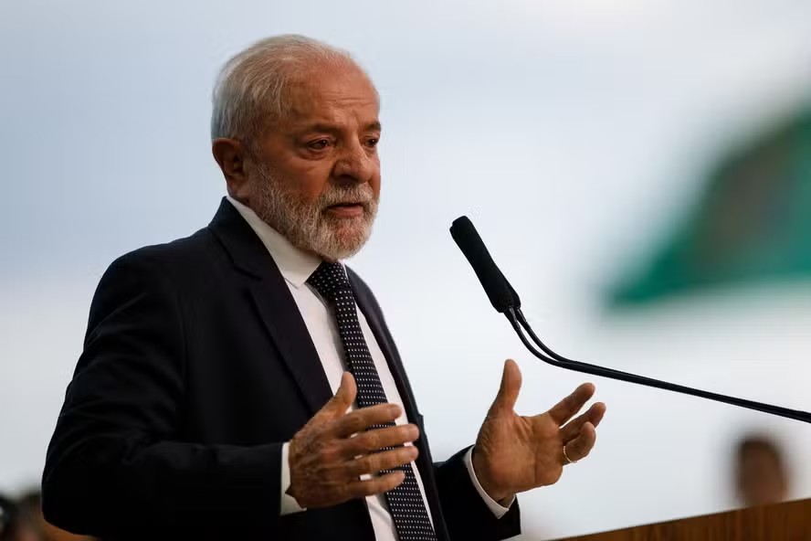 O presidente Lula no Palácio do Planalto