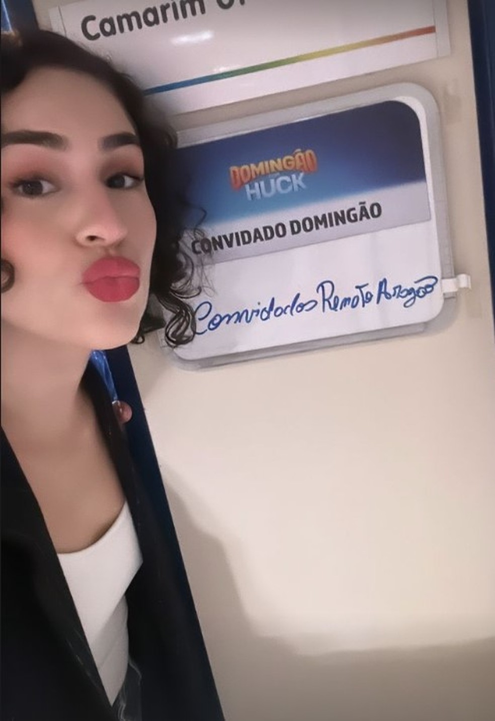 Lívian Aragão mostra bastidores de homenagem para Renato Aragão — Foto: Reprodução/Instagram