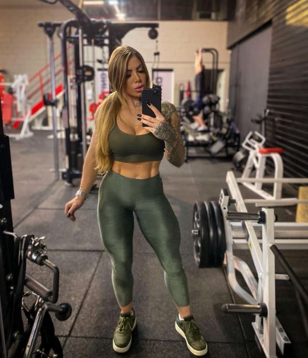 Tayrine Rafael Seifert &eacute; casada com o goleiro muralha &mdash; Foto: rep/ intagram