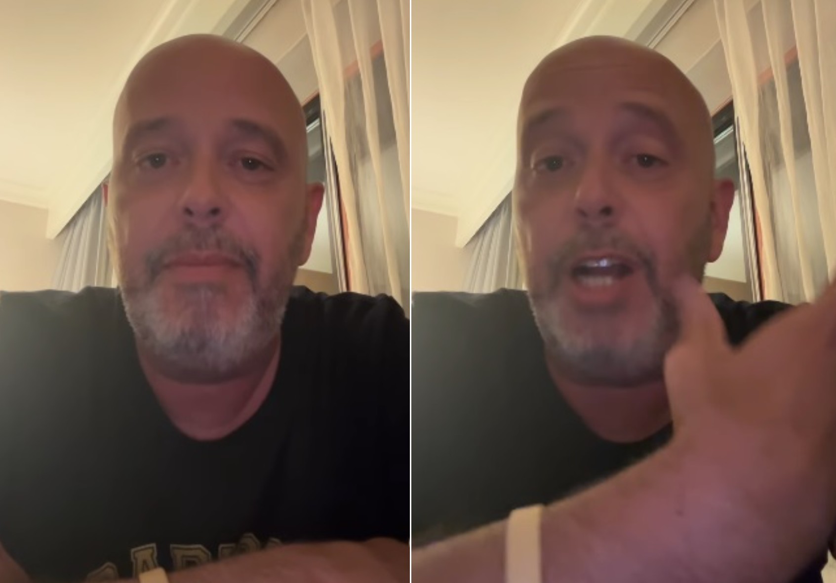 Alex Escobar atualiza seu estado de saúde: 'Parece mais sério do que foi'