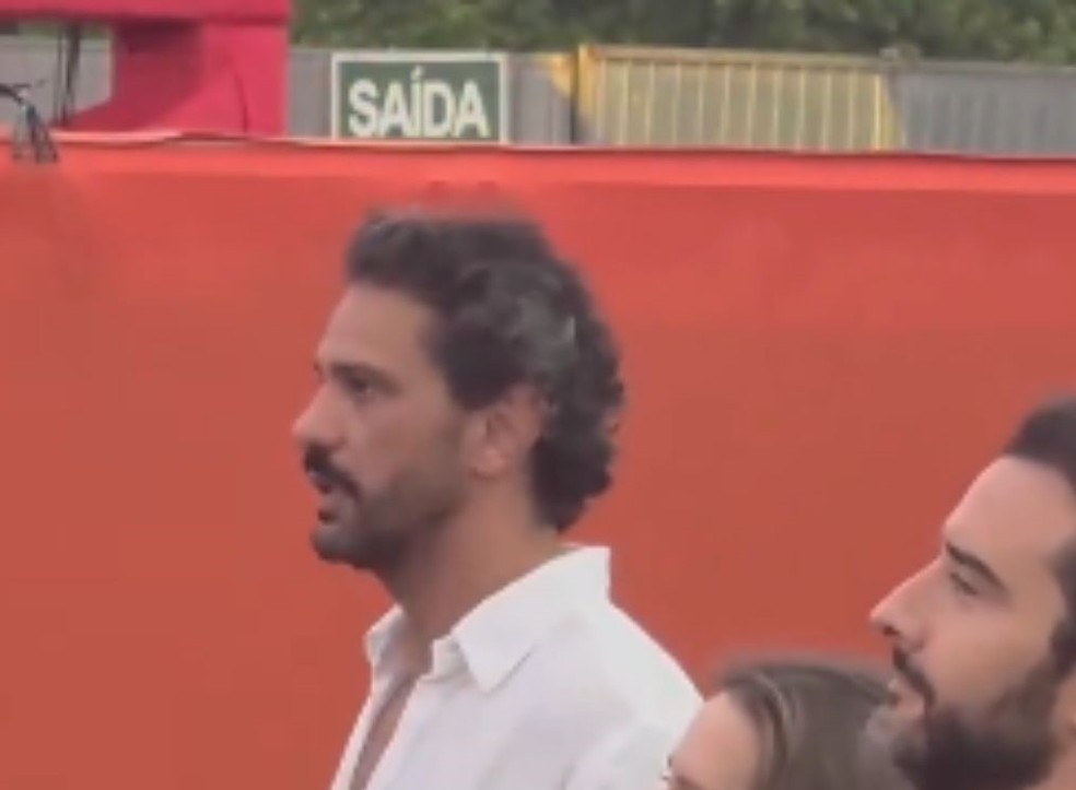 Tiago Maia esteve no show de Ivete Sangalo no fim de semana — Foto: Reprodução/X