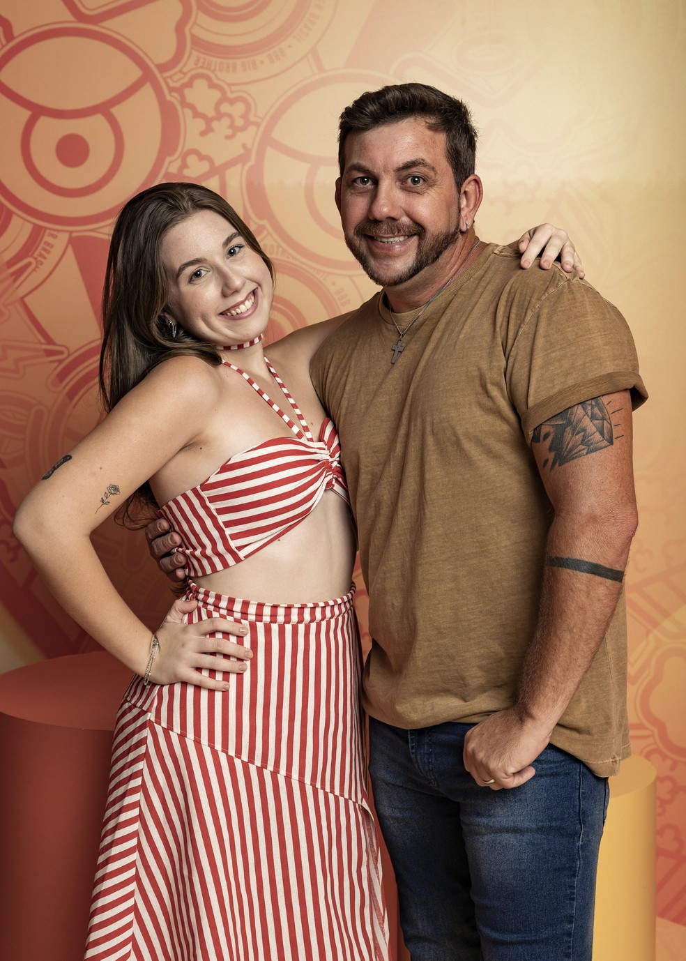 Edilberto e Raissa — Foto: Divulgação/TV Globo