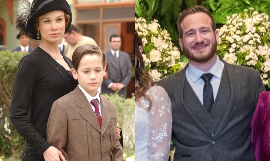 Guilherme Vieira com Mariana Ximenes em 'Chocolate com pimenta' e atualmente