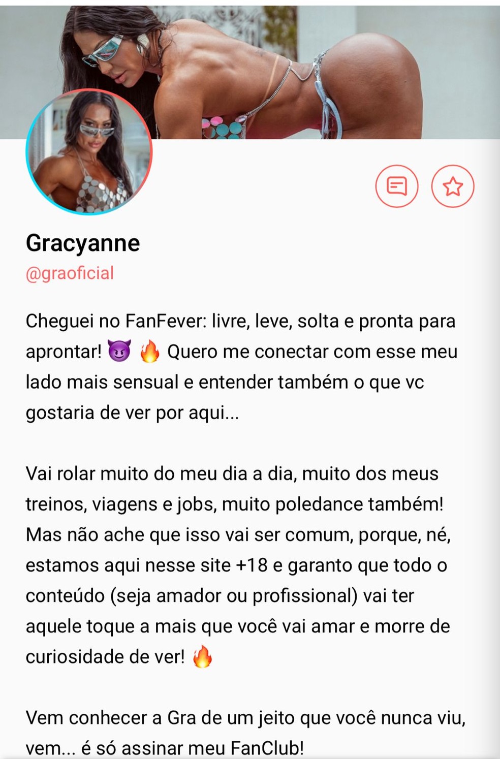 Gracyanne Barbosa cobra R$ 300 por vídeo em plataforma adulta e frustra  assinantes