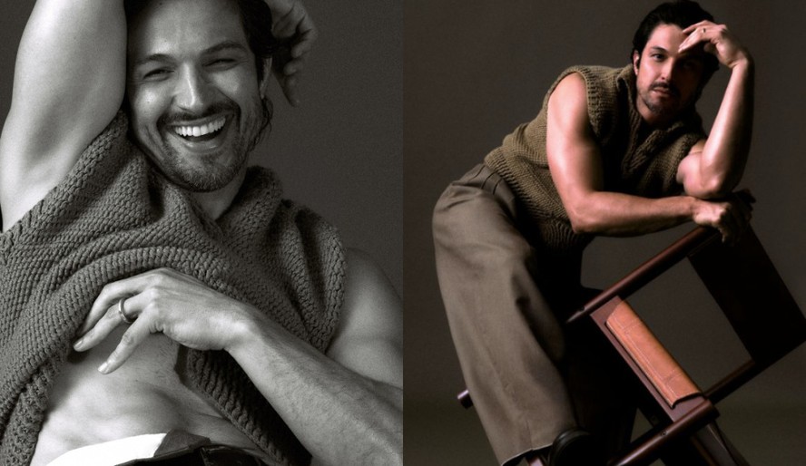 O ator Romulo Estrela em ensaio exclusivo para a Canal Extra