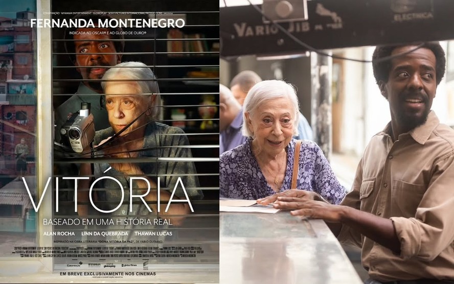 Fernanda Montenegro e Alan Rocha em 'Vitória'