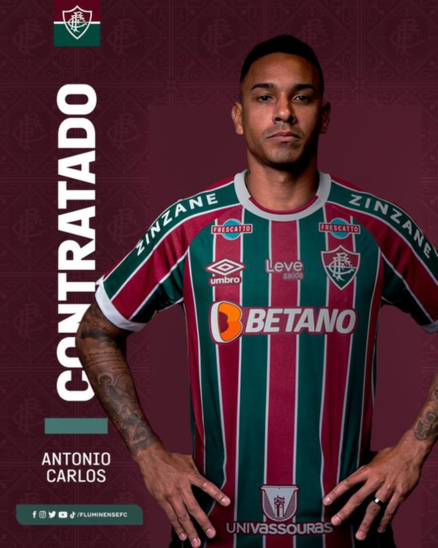 Antonio Carlos foi anunciado pelo Fluminense neste sábado