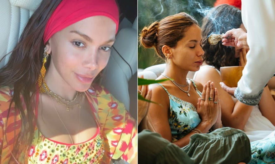 Anitta fala da busca por autoconhecimento e grava meditações guiadas