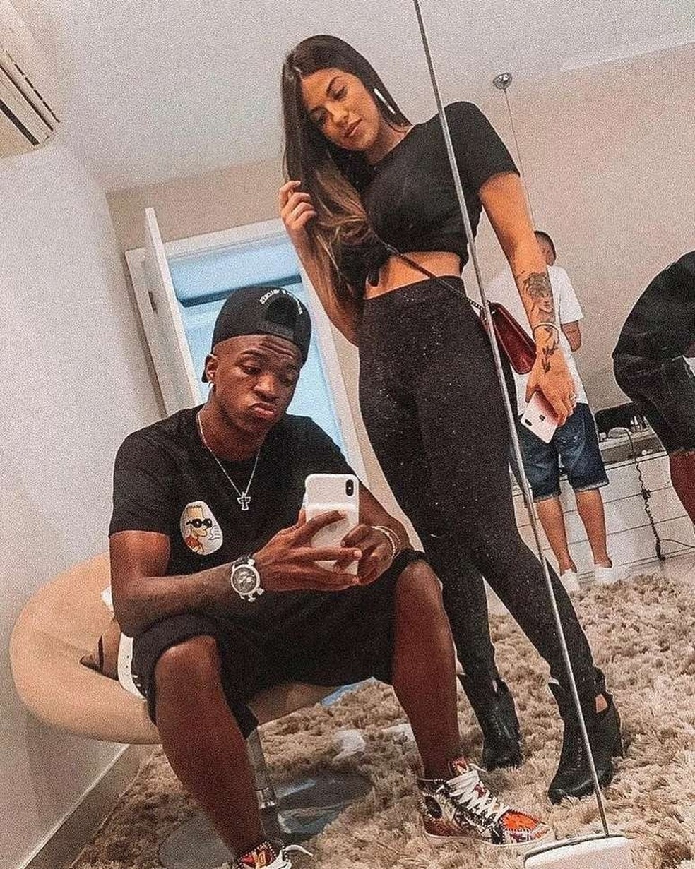 Vini Jr. e Maju Mazalli — Foto: Reprodução/Instagram