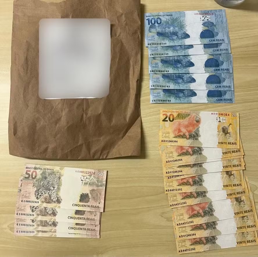 Dinheiro apreendido pela PF durante opera&ccedil;&atilde;o