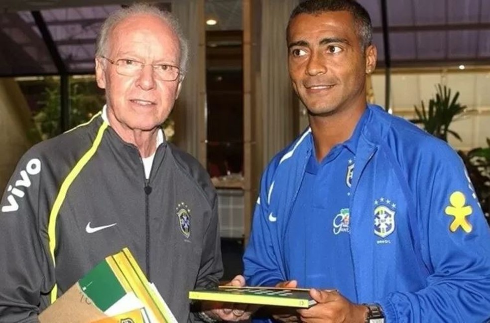 Zagallo e Romário — Foto: divulgação