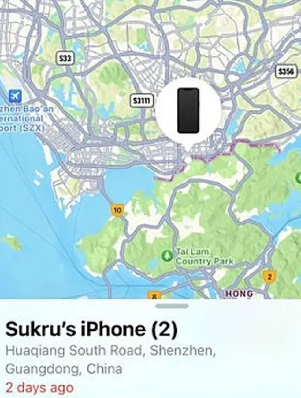 Celular roubado em Londres é rastreado na China — Foto: Reprodução