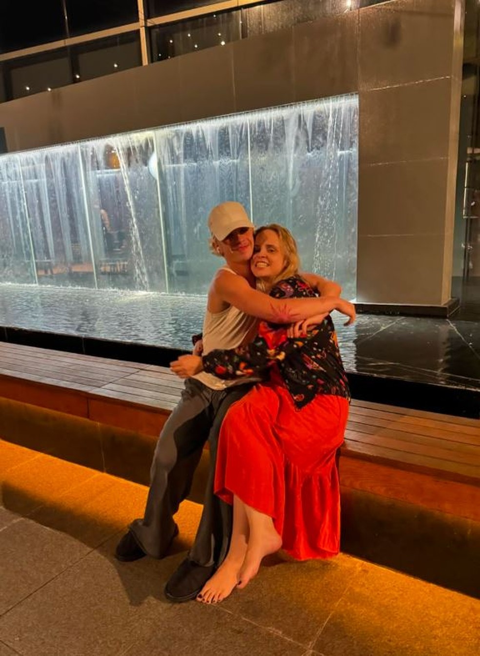 Juliano Floss e Mariana, sua mãe — Foto: rep/ instagram