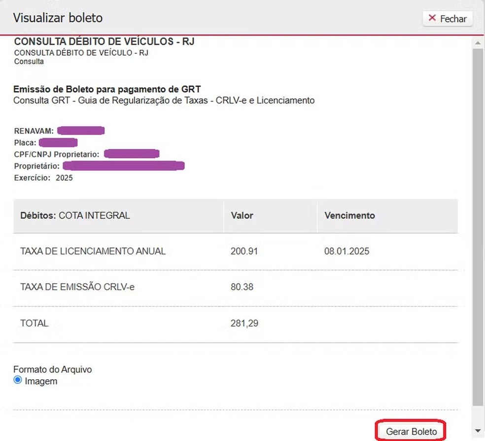 IPVA 2025 confira como emitir a guia de pagamento no RJ