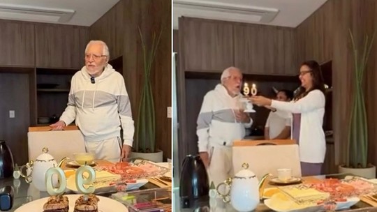 Carlos Alberto de Nóbrega celebra 90 anos com emoção após alta hospitalar