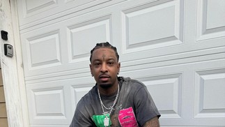 O rapper 21 savage nas redes sociais — Foto: Reprodução/Instagram