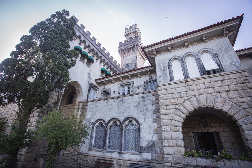 Castelo Florentino, em Santa Teresa, que hoje abriga uma escola — Foto: Beatriz Orle