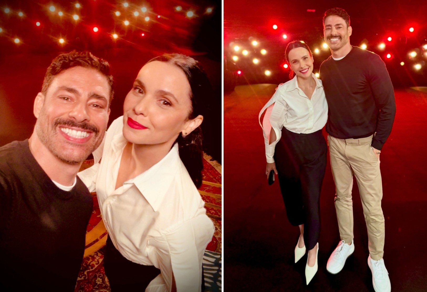 Vem aí! Cauã Reymond e Débora Falabella posam juntos e comemoram parceria em 'Avenida Brasil 2' - Foto