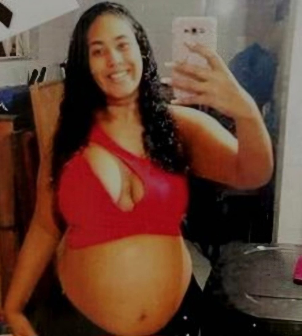 Thaysa Campos estava gr&aacute;vida de oito meses quando foi assassinada, em 2020 &mdash; Foto: Reprodu&ccedil;&atilde;o
