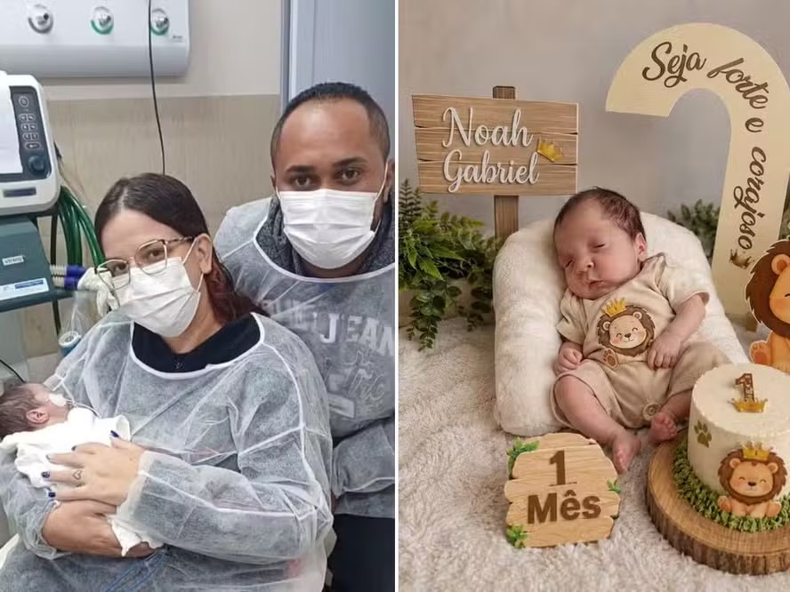 Bebê dado como morto em São Paulo tem alta e volta para casa após quase um mês internado