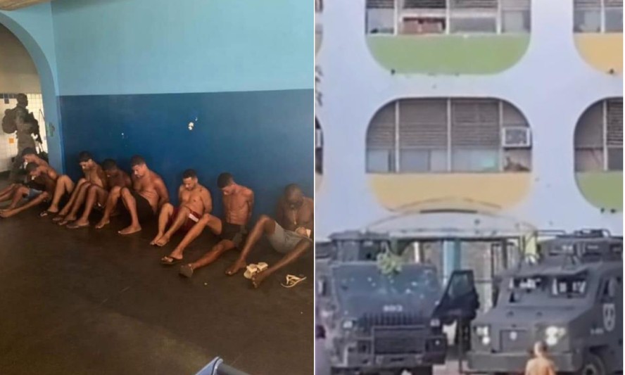 Operação na Maré prende 16 homens após criminosos invadirem escola, segundo a Polícia Militar