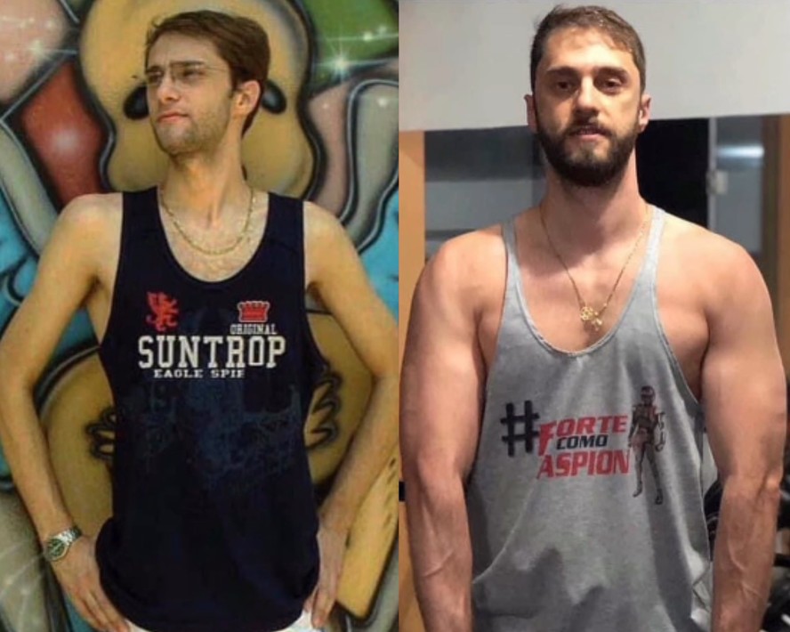 Namorado bonitão de Miguel Falabella mostra antes e depois e aconselha ...