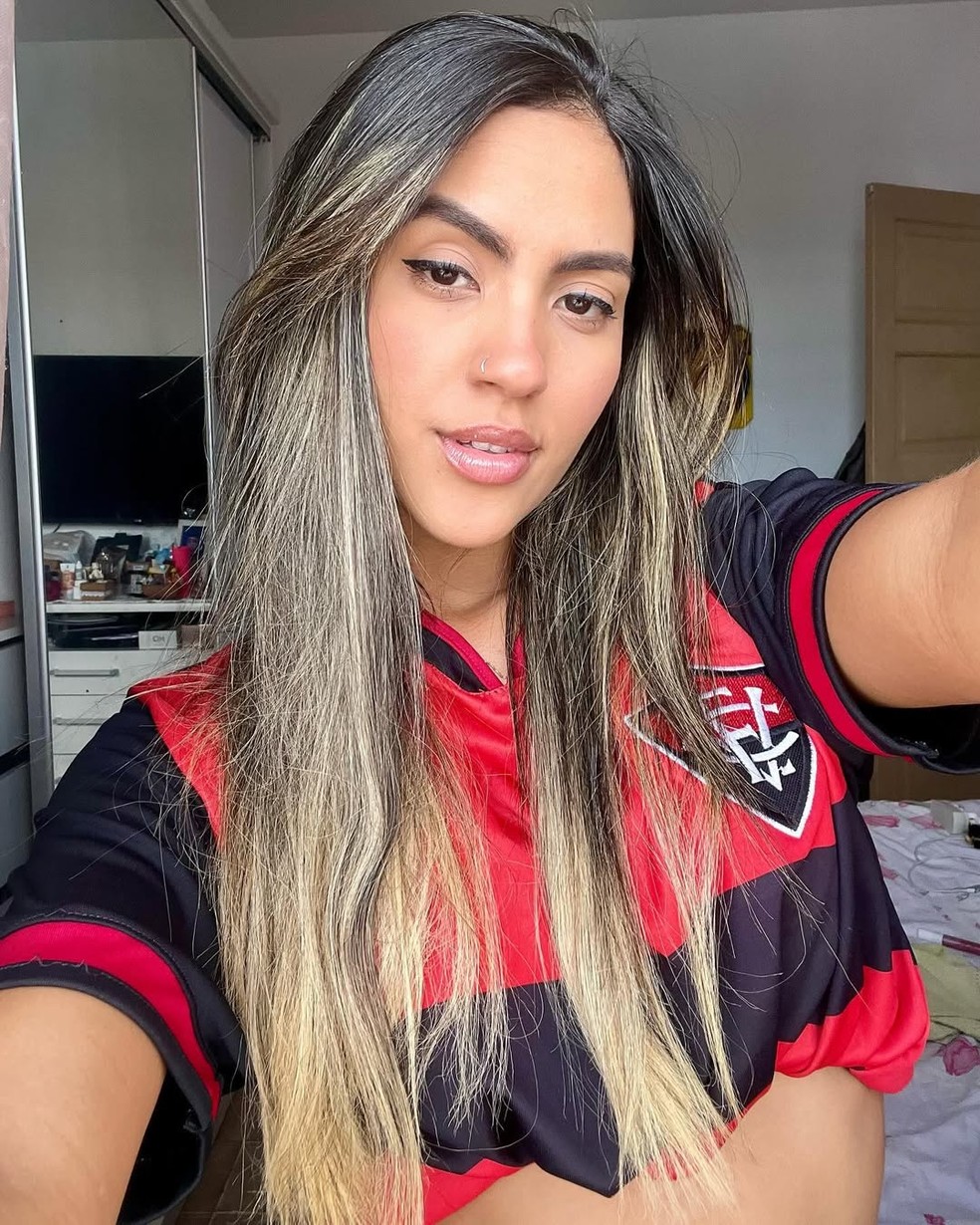 Adriana Paula é a nova namorada de Davi Brito — Foto: Reprodução/Instagram