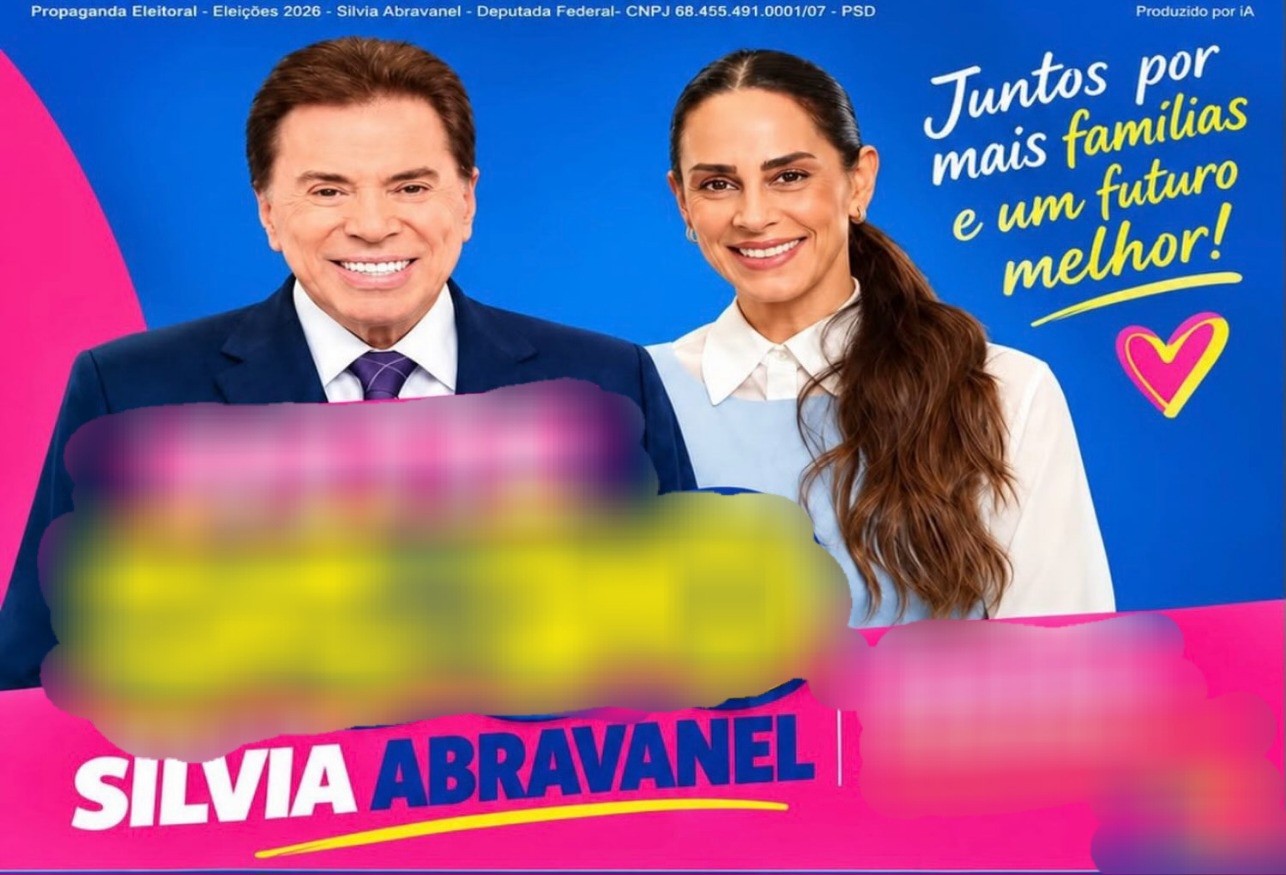 Silvia Abravanel é criticada por usar imagem de Silvio Santos em campanha eleitoral