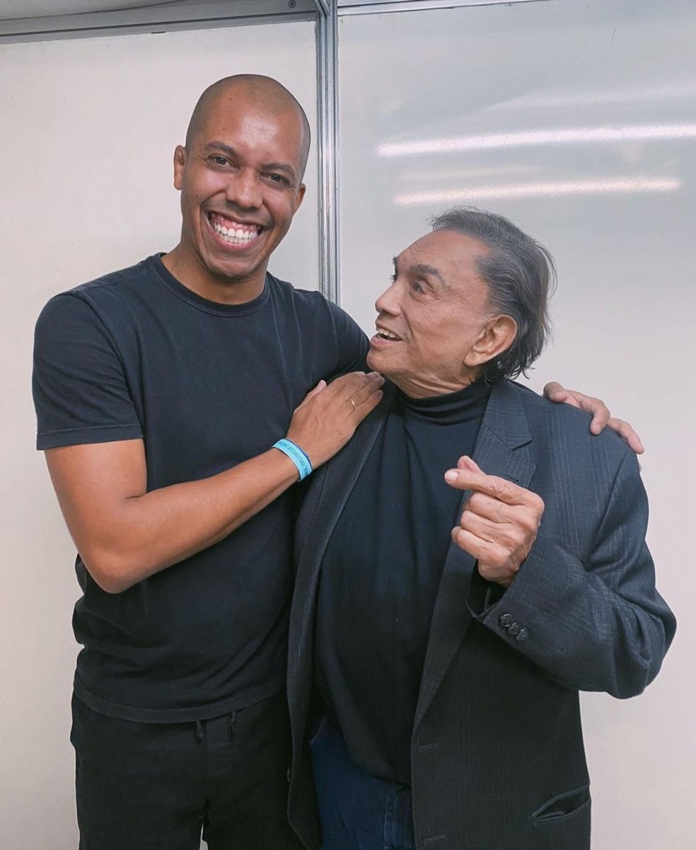 Igor Palhano com Dedé Santana — Foto: Instagram