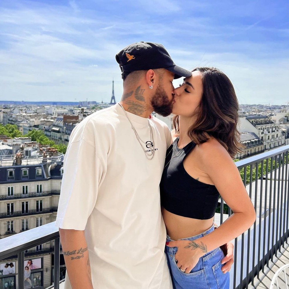 Bruna Biancardi e Neymar &mdash; Foto: Arquivo pessoal