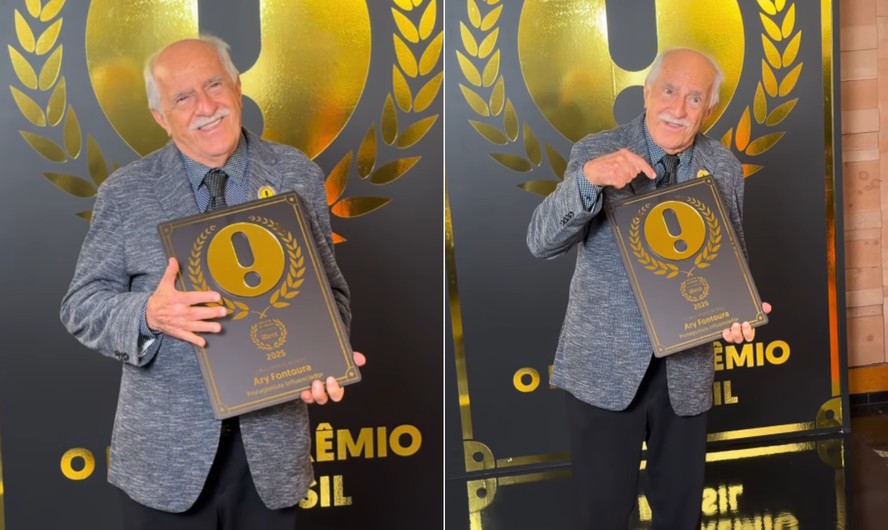 Ary Fontoura ganha prêmio de melhor influenciador