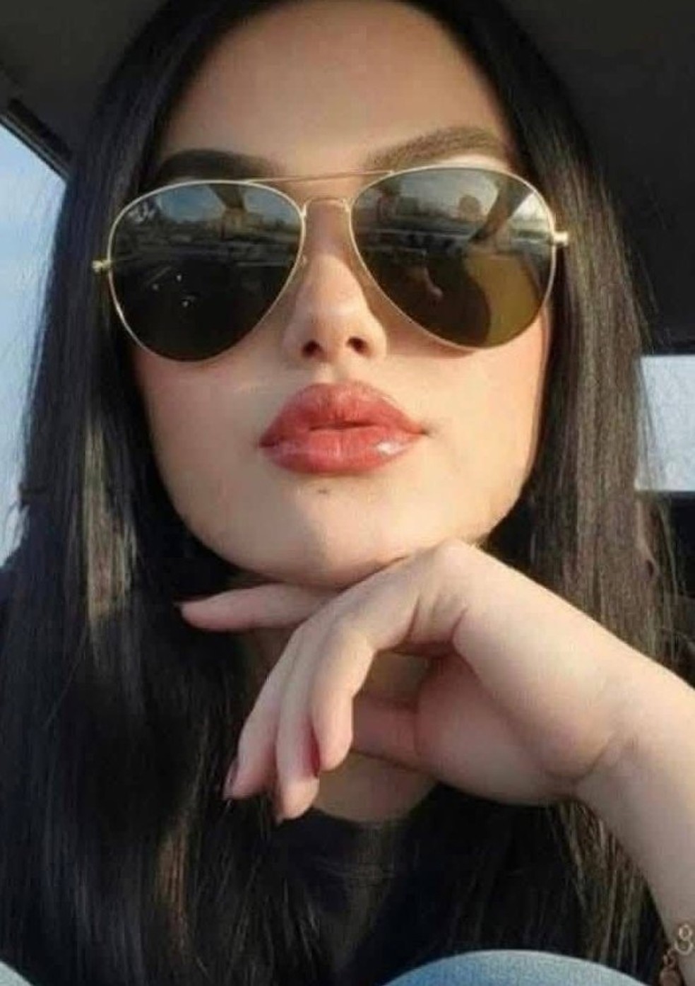 Foto postada nas redes sociais de Grecia Guadalupe Orantes Mendoza, de 30 anos, no México — Foto: Reprodução