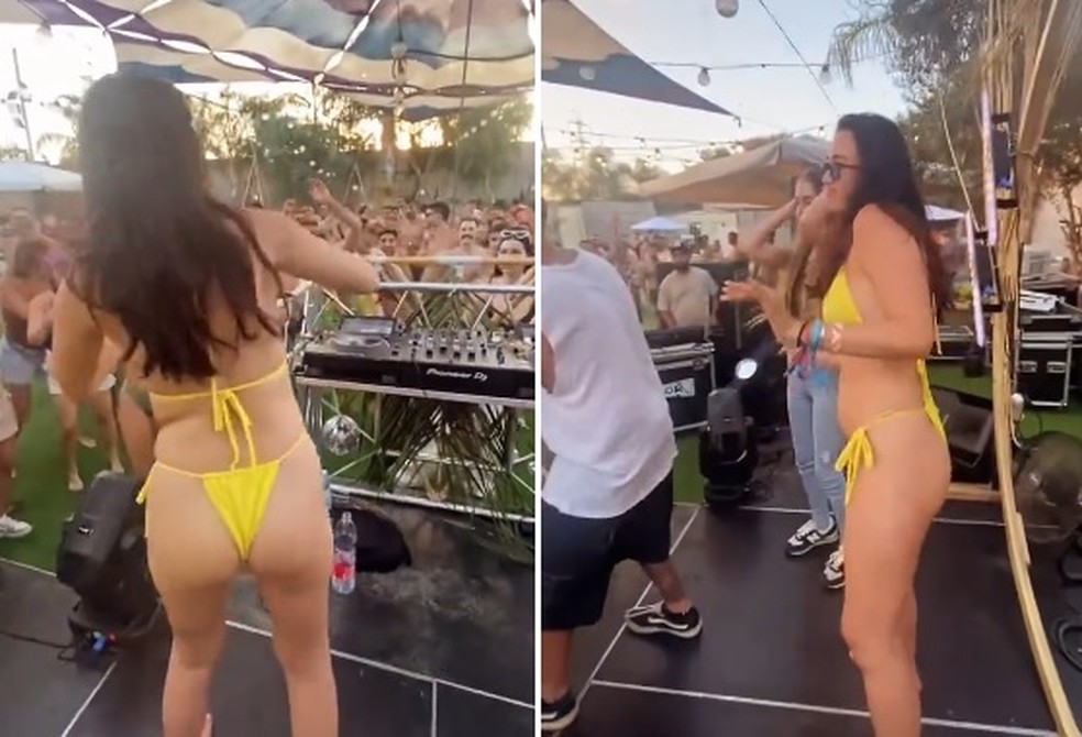 Noa Argamani, ex-refém do Hamas, celebra liberdade em festa com a família e amigos — Foto: Reprodução/X
