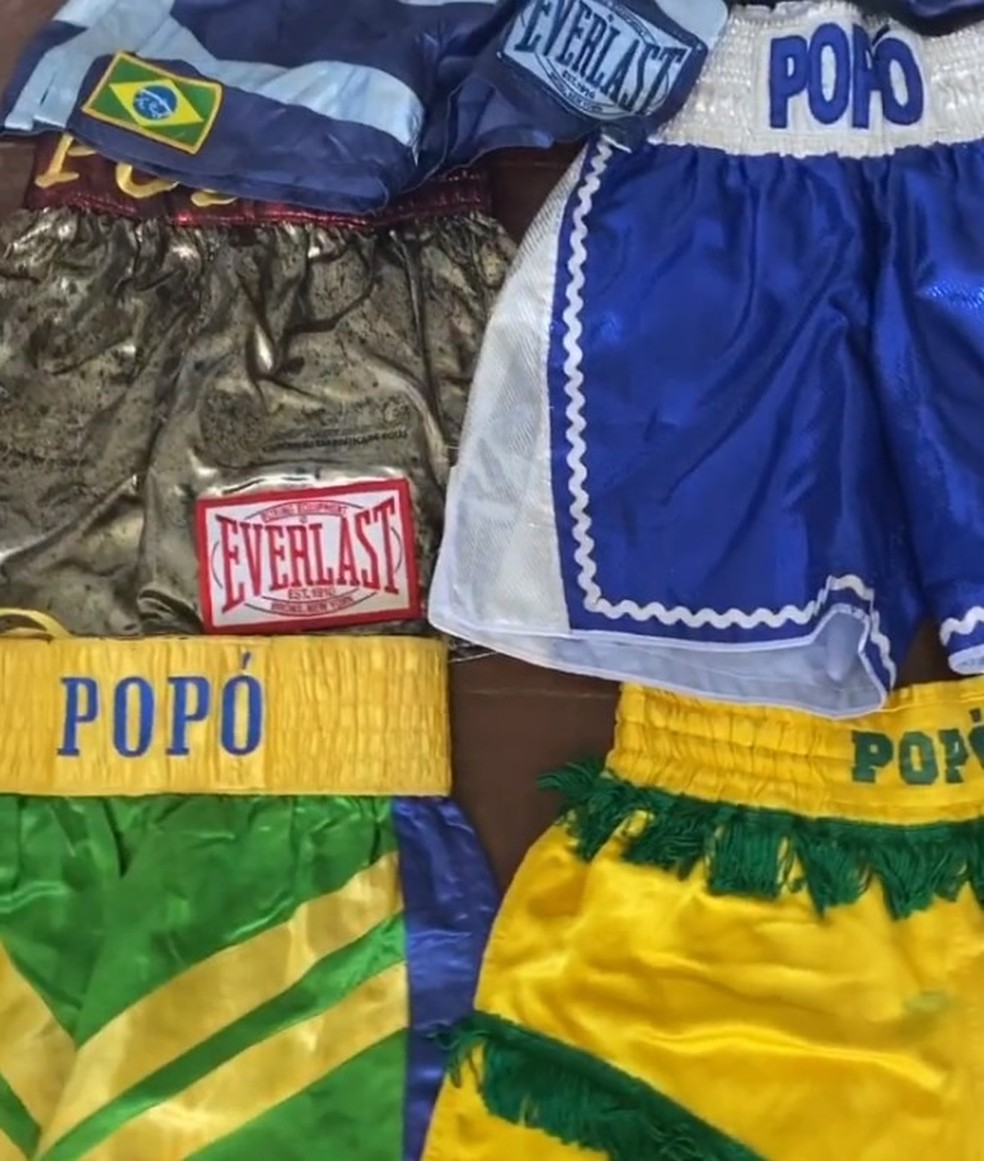 Cales que Pop guarda de suas lutas  Foto: Repoduo/Instagram