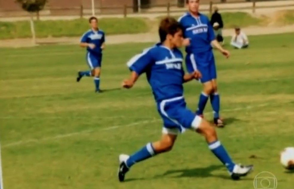 Bruno Gissoni foi jogador de futebol — Foto: Reprodução/TV Globo