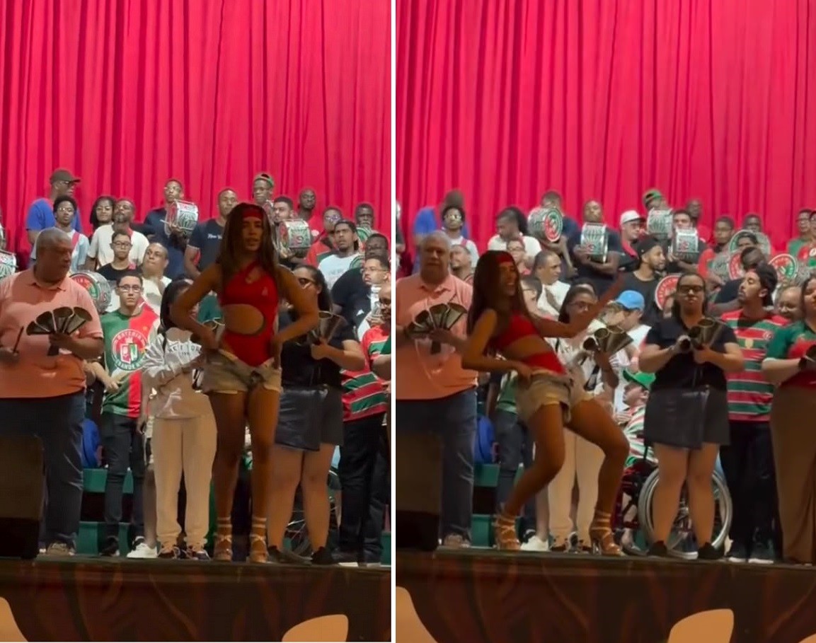 Anitta mistura samba com passos de Candomblé em ensaio na Grande Rio; vídeo