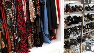 Zilu mostra closet gigante de nova mansão nos EUA — Foto: Instagram