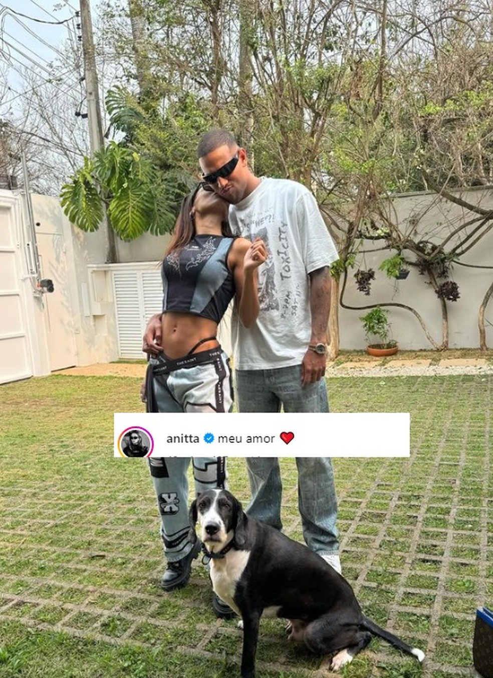 Anitta se derrete por novo namorado &mdash; Foto: Reprodu&ccedil;&atilde;o/Instagram
