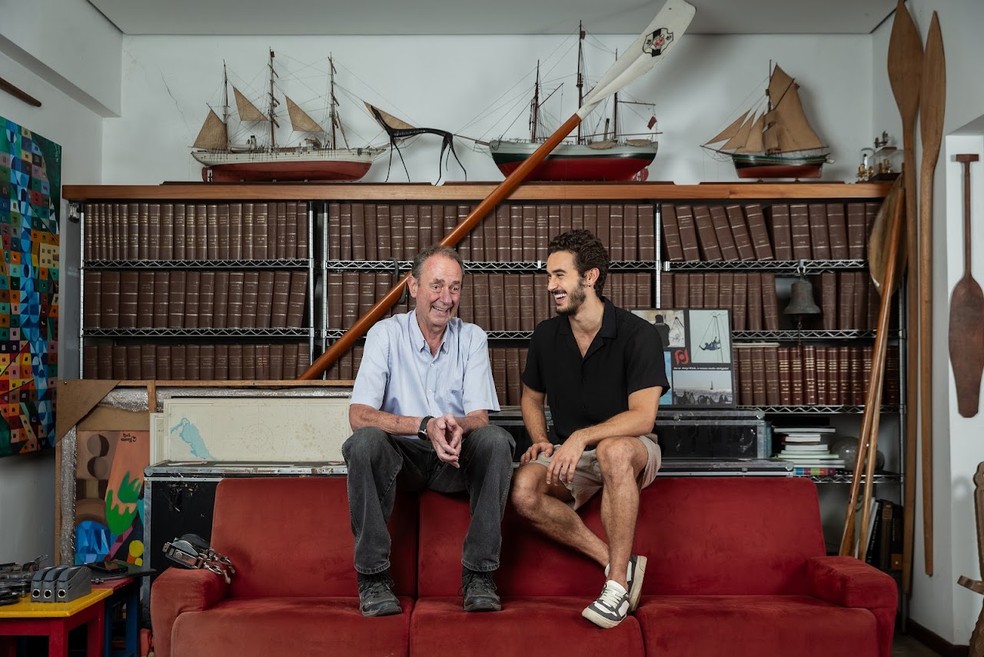 A travessia até "100 Dias": Filipe Bragança passou por preparação intensa para dar vida ao navegador Amyr Klinknos cinemas — Foto: Adriano Vizoni/ Divulgação